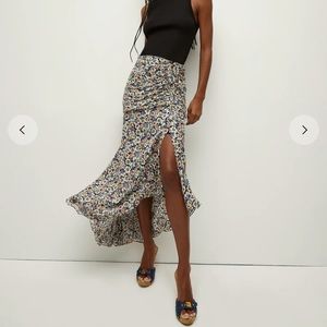 NWT Veronica Beard Lucien Floral Silk Skirt